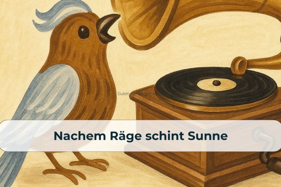 Nachem Räge schint Sunne
